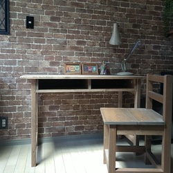 古民家ふう無垢材のレジカウンター レジ台 受付けカウンター 接客