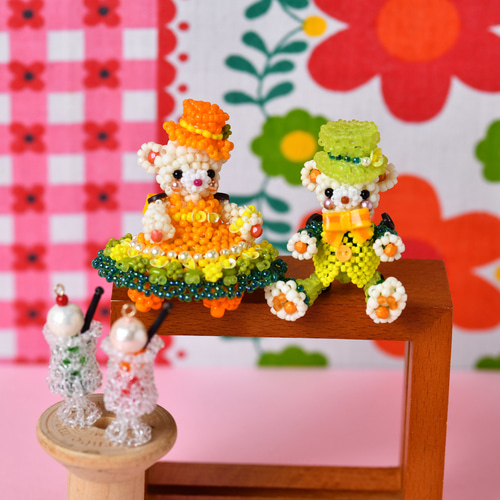 手作りキット】パーティーテディベア～Nancy～ キット Miniera d'oro