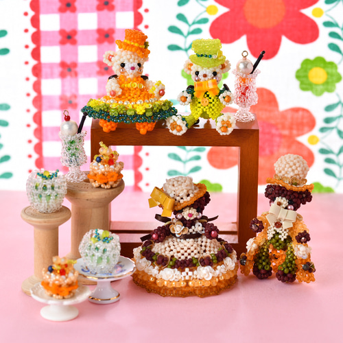 手作りキット】パーティーテディベア～Nancy～ キット Miniera d'oro