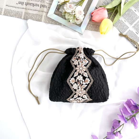 ぷっくり巾着ポーチ（ Mサイズ） ぷっくり巾着ポーチミニ