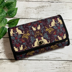 ハンドメイド 長財布 お財布バッグ やりくり財布 マスク入れ カード