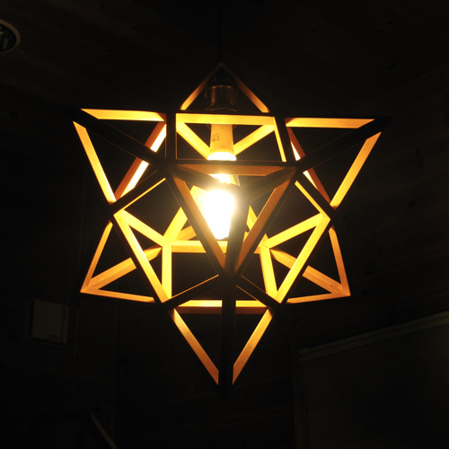 インテリア照明 スターキューブテトラ HOS38PI-1 星型複合立方8面体