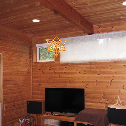 インテリア照明 スターキューブテトラ HOS38PI-1 星型複合立方8面体