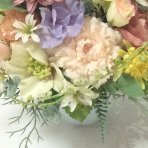 造花、フラワーアレンジ、薔薇オンシジューム　仏花、誕生日、敬老の日、母の日 造花、フラワーアレンジ、薔薇オンシジューム 仏花、誕生日、敬老の日