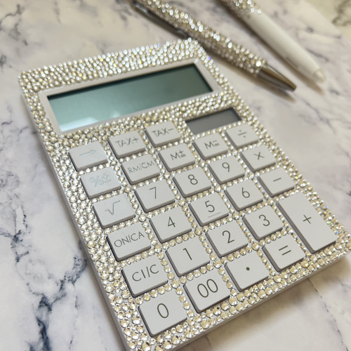 デコ電卓 キラキラ電卓 文房具 キャノン その他雑貨 Decoshop Manamana