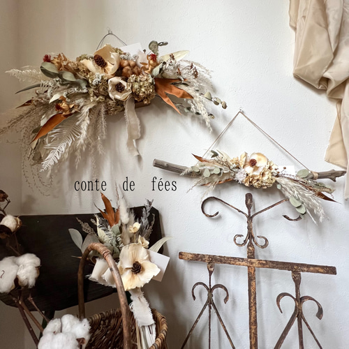 Conte de fe'es〜 横型スワッグ 横長スワッグ おうちフォト Conte de fe'es〜 横型スワッグ 横長スワッグ おうちフォト
