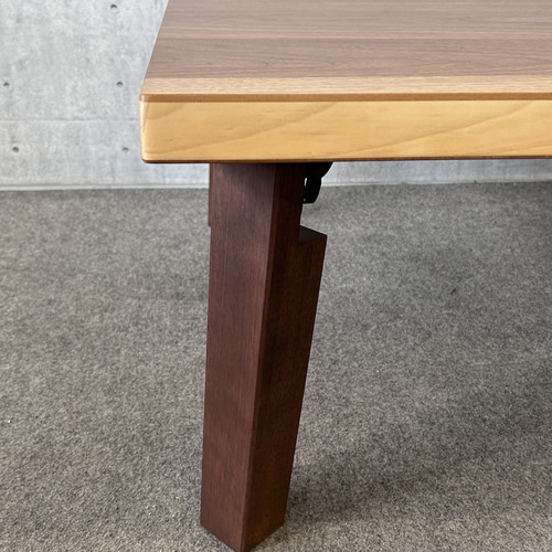 折りたたみ式テーブル 120×75 高さ36cm 軽量 ローテーブル・リビング