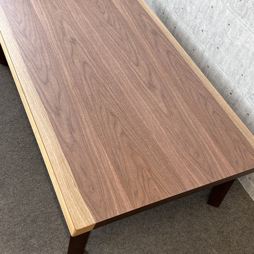 折りたたみ式テーブル 120×75 高さ36cm 軽量 ローテーブル・リビング