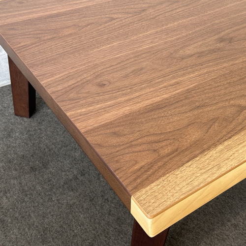 折りたたみ式テーブル 120×75 高さ36cm 軽量 ローテーブル・リビング