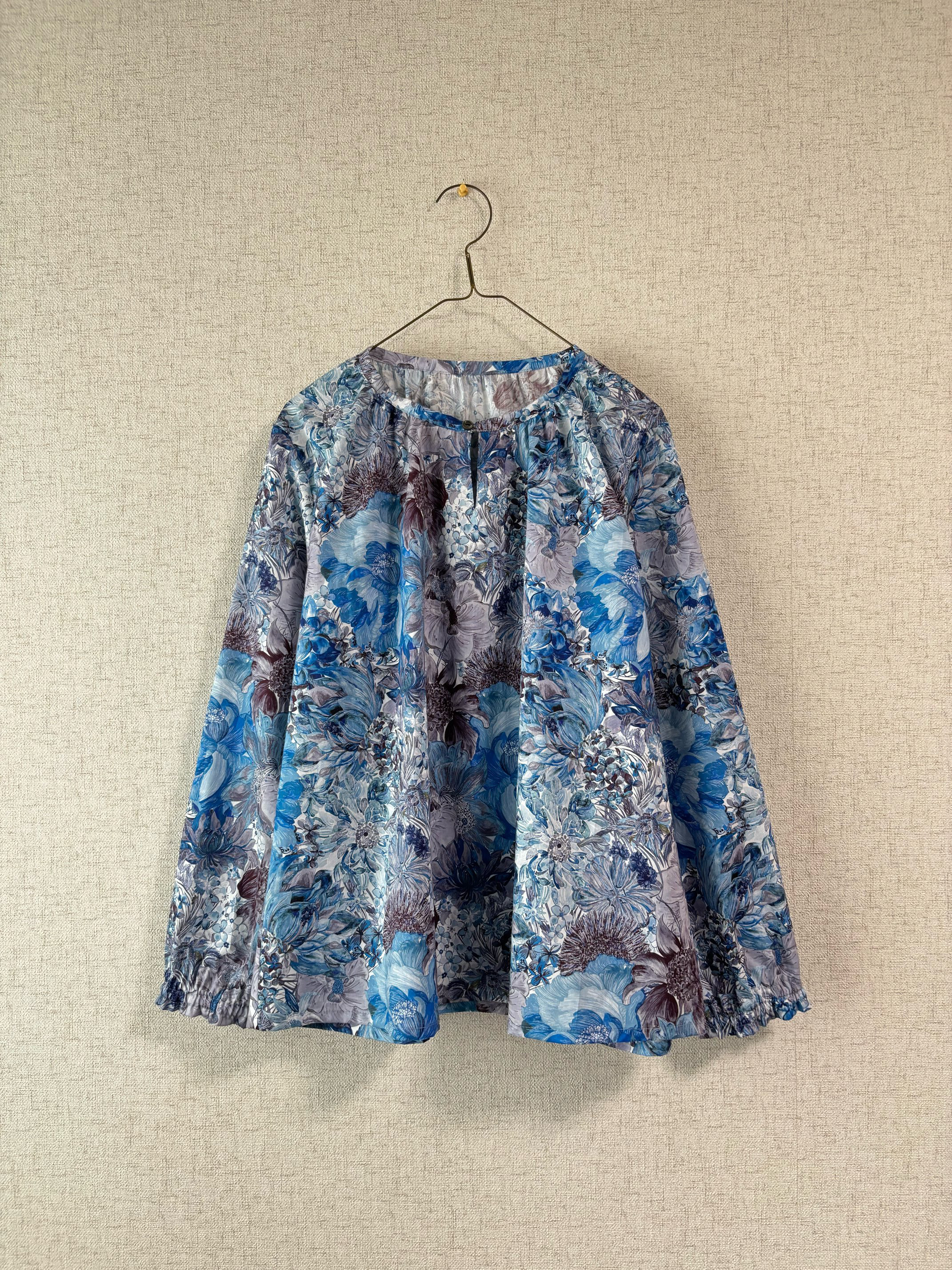 マリーナシーフラワー  ギャザーブラウス