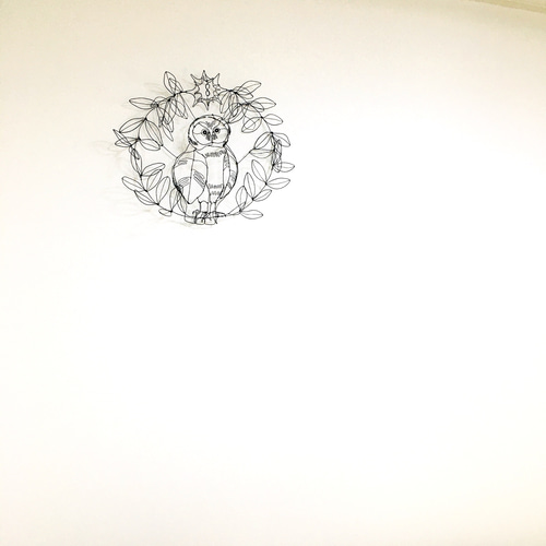 ワイヤーアート　ワイヤークラフト  森のふくろう　フクロウ  梟 ワイヤーアート ワイヤークラフト 森のフクロウ ふくろう 梟