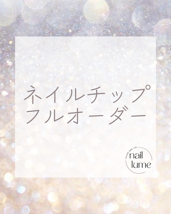 ネイルチップフルオーダーページ ネイルチップ（つけ爪） nail lume