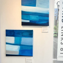 A study of the color blue λ/抽象画 (S4)/北欧/アート/モダン/現代