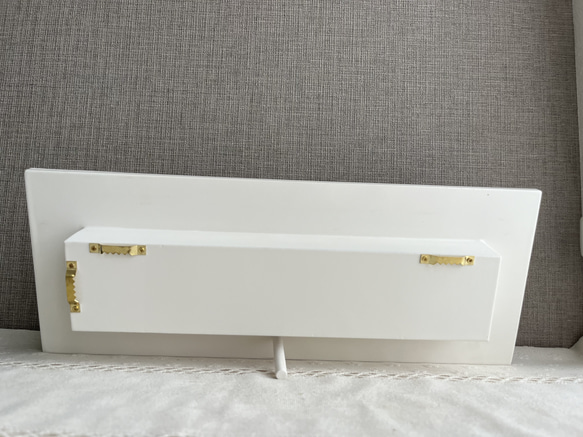 プリザーブドフラワー　フレッシュグリーンのフレームアレンジ　置き型　壁掛け 