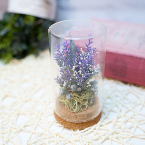 Claire】クレール 夏のラベンダーボトルフラワー アーティフィシャル