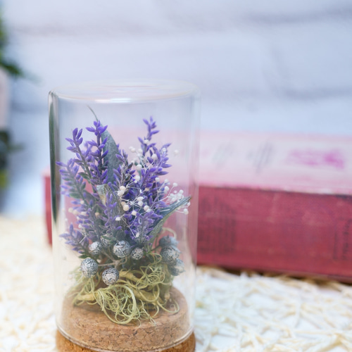 Claire】クレール 夏のラベンダーボトルフラワー アーティフィシャル