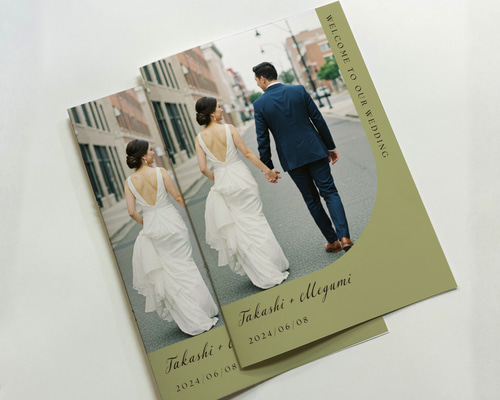 8PプロフィールブックA5サイズ No.04｜選べる内容｜席次表｜結婚式