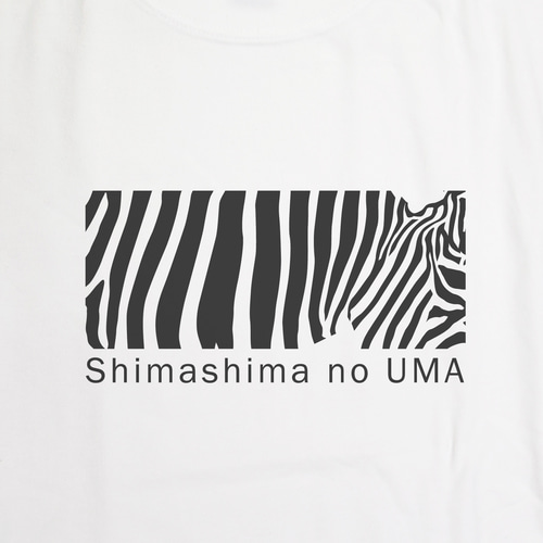 Tシャツ シマウマバーコード 動物 半袖 S～XL 白 Tシャツ +Simple 通販
