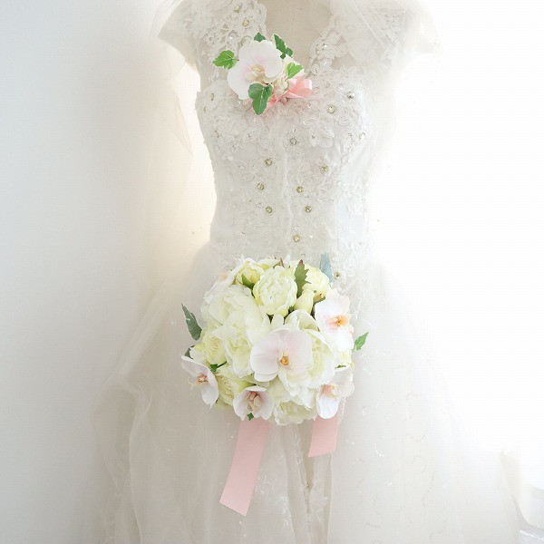 胡蝶蘭　クラッチブーケ　フォトウェディング　398