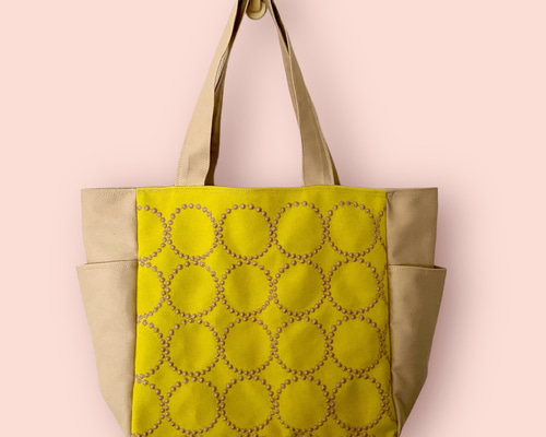 ミナペルホネン Mサイズ ポケットトートバッグ minaperhonen トート