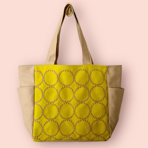 ミナペルホネン Mサイズ ポケットトートバッグ minaperhonen トート