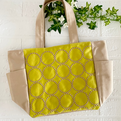 ミナペルホネン Mサイズ ポケットトートバッグ minaperhonen トート