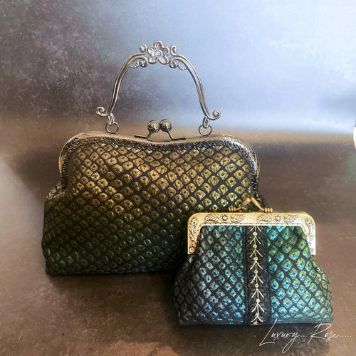 新作！！神秘的な真夜中の深海マーメイド♡グラデーション♡希少上質箔  