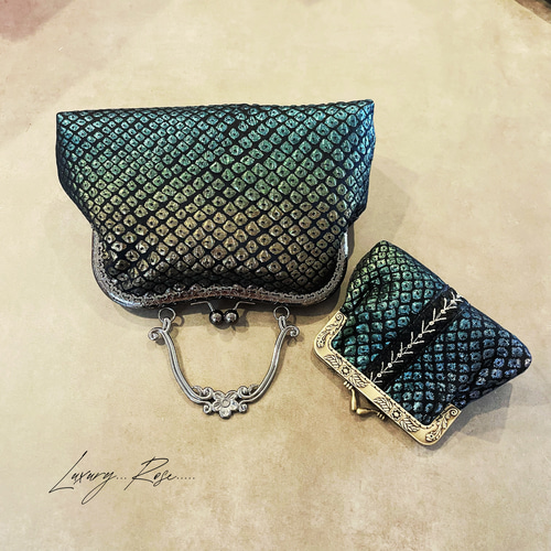 新作！！神秘的な真夜中の深海マーメイド♡グラデーション♡希少上質箔  