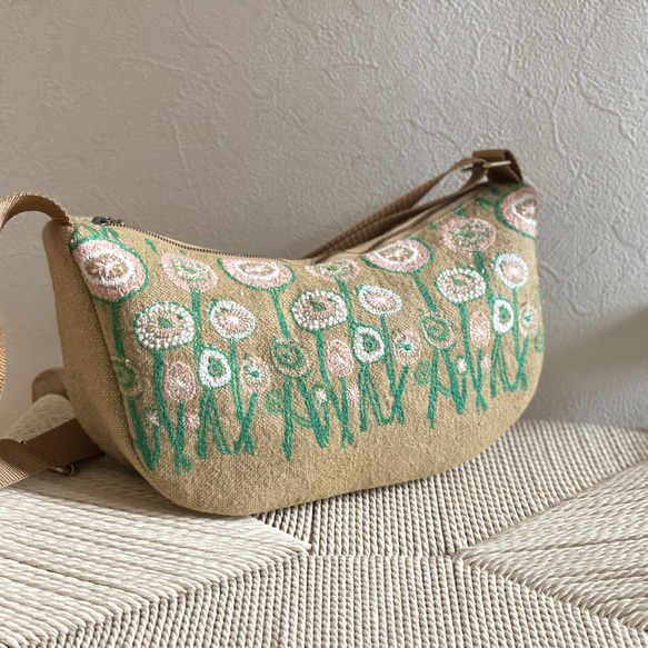 ⚮̈ミナペルホネンからだにフィットするボディバッグpath mustard