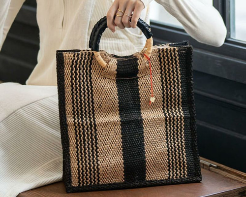 コスメ ノベルティ海外限定商品!! リネン麻 素材 トートバッグ 夏 CANEL/海外ノベルティ コスメティックリネン素材 トートバッグ
