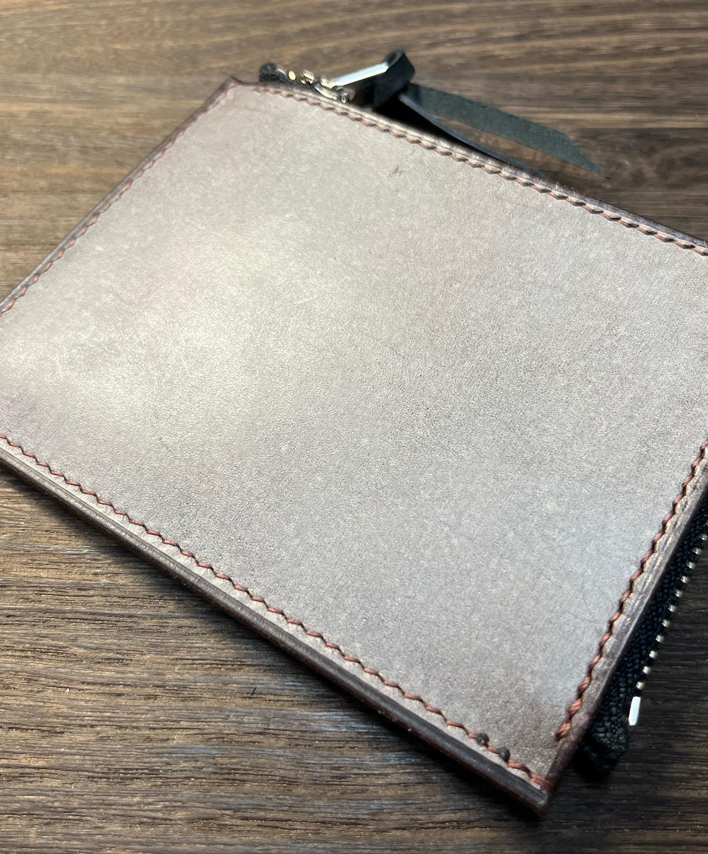 Ｌ字ファスナーコンパクトウォレット【palma】ブライドルレザー