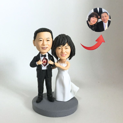 オーダーメイド】 お写真からのウェディングフィギュア 衣装とポーズ