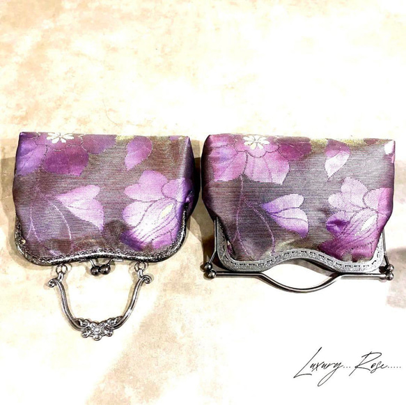 新作♡選べる口金♡眩い輝きモダンでシックな煌めき玉蟲ブラック  