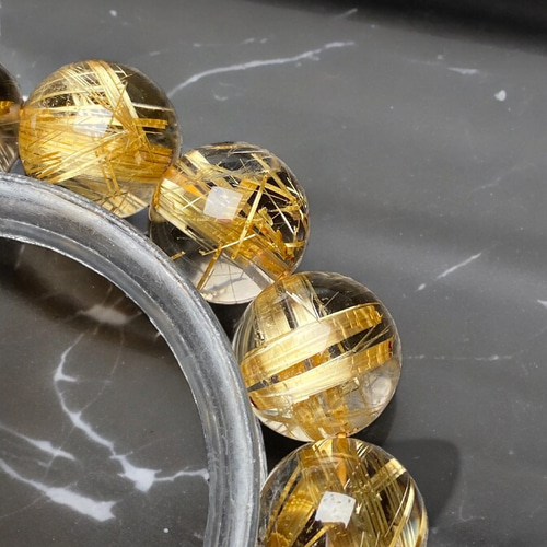 最終キャッツアイゴールドタイチンルチルクォーツ[rcQV]14.5mm超極品位