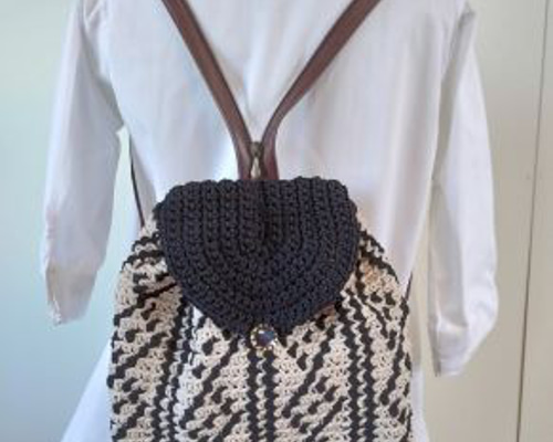 値下げしました～～！！ 3WAYの使い方が出来る、編み込み模様の