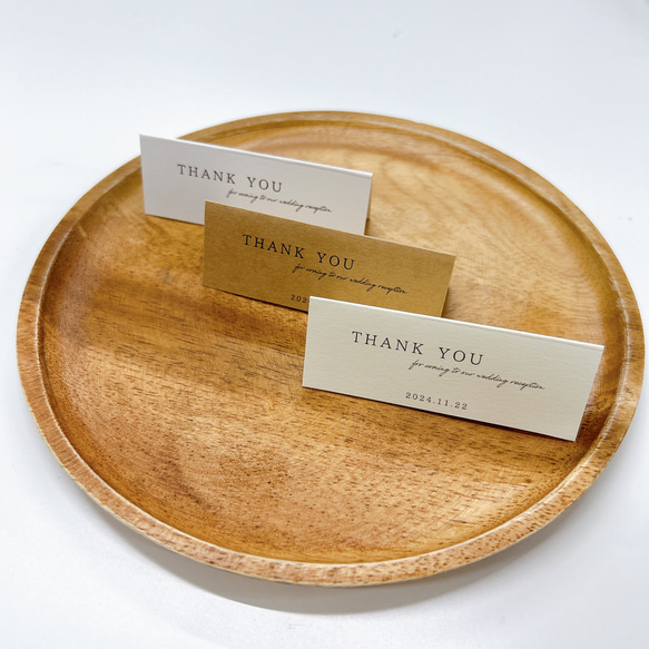 サンキュータグ+OPP袋　プチギフト用20枚セット　ヘッドトッパー 6枚目の画像