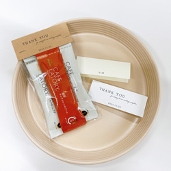 サンキュータグ+OPP袋　プチギフト用20枚セット　ヘッドトッパー 2枚目の画像