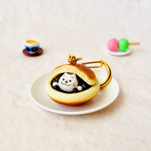 キーホルダー】たっぷり蜂蜜のクマさんパンケーキ フェイク