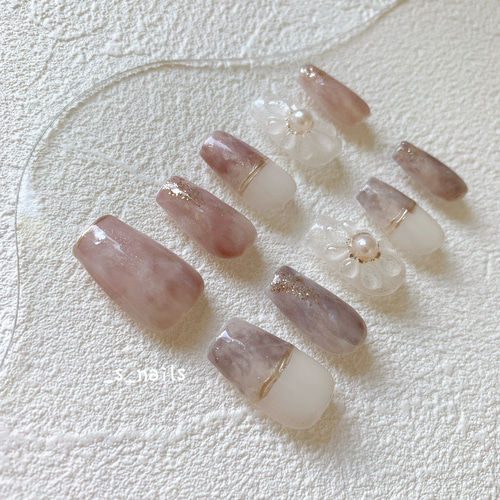 ニュアンスネイル ＊ ネイルチップ ネイルチップ（つけ爪） _s_nails