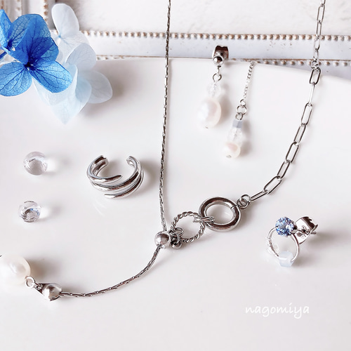 ☆ソーダライト＆オーロラクォーツ ロザリオ☆ ~Sodalite