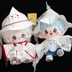 20cm着せ替えぬいぐるみ服 鬼ちゃんセット 2種類 着せ替え人形