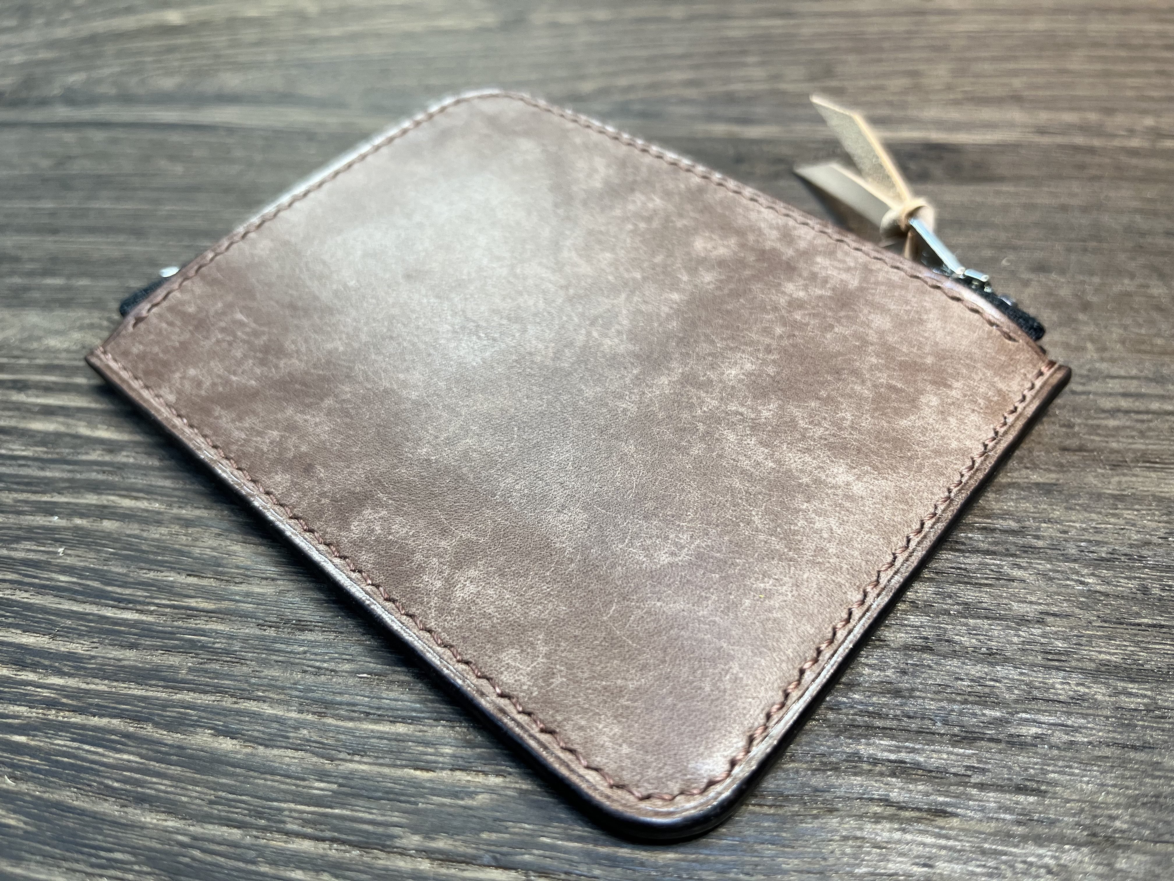 Ｌ字ファスナーコンパクトウォレット【parma】イタリアンレザー