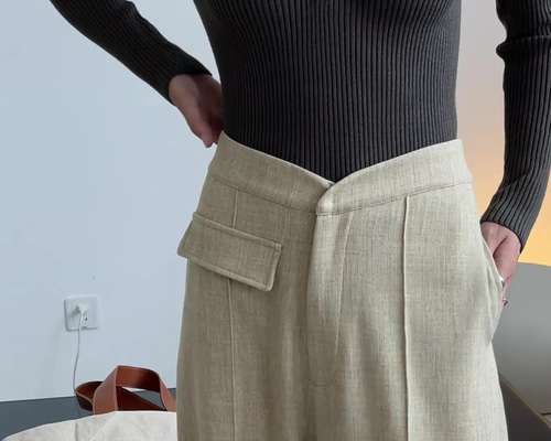 ギャル系 セクシー ファッション Vネック リボン付き 純色 タイト