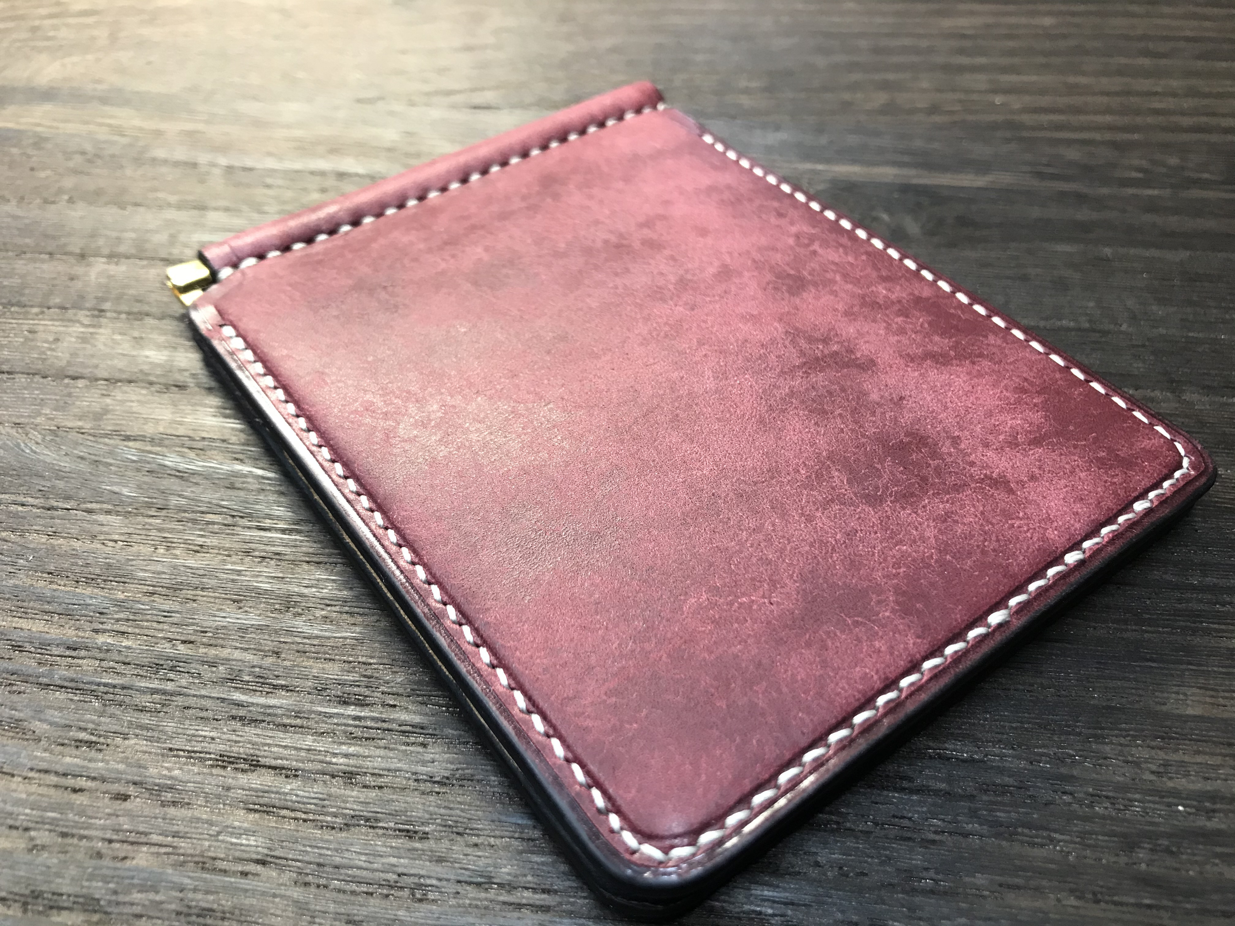 マネークリップ【slimo】イタリアンレザー