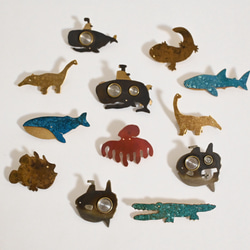 マッコウ潜水艦メガブローチ 4枚目の画像