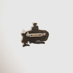 マッコウ潜水艦メガブローチ 3枚目の画像