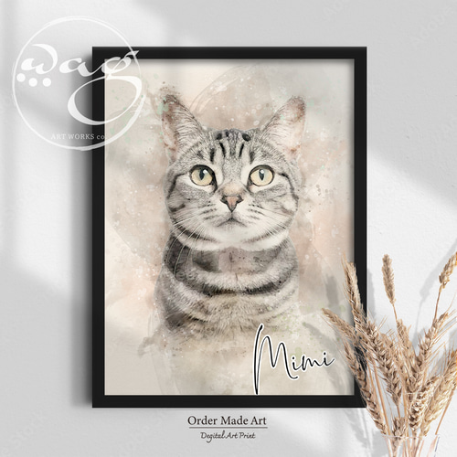 猫 ネコ【原画 ポストカードサイズ 色鉛筆画】 絵画 ちさと 通販 猫 ネコ【原画 ポストカードサイズ 色鉛筆画】 絵画 ちさと 通販