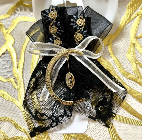 DOROTHY ドロシー 刺繍 装飾 ニット レース リボン コート DOROTHY ドロシー 刺繍 装飾 ニット レース リボン コート