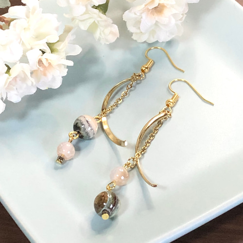 ハンドメイド＊ピアス ピアス（フック・チェーン） emi 通販