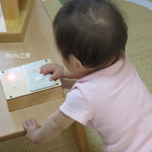 ゆの様ご依頼品 スイッチのおもちゃ(3色) モンテッソーリ 照明 